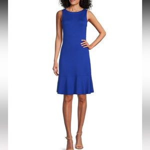 Tommy Bahama Blue Darcy Flounce Dress